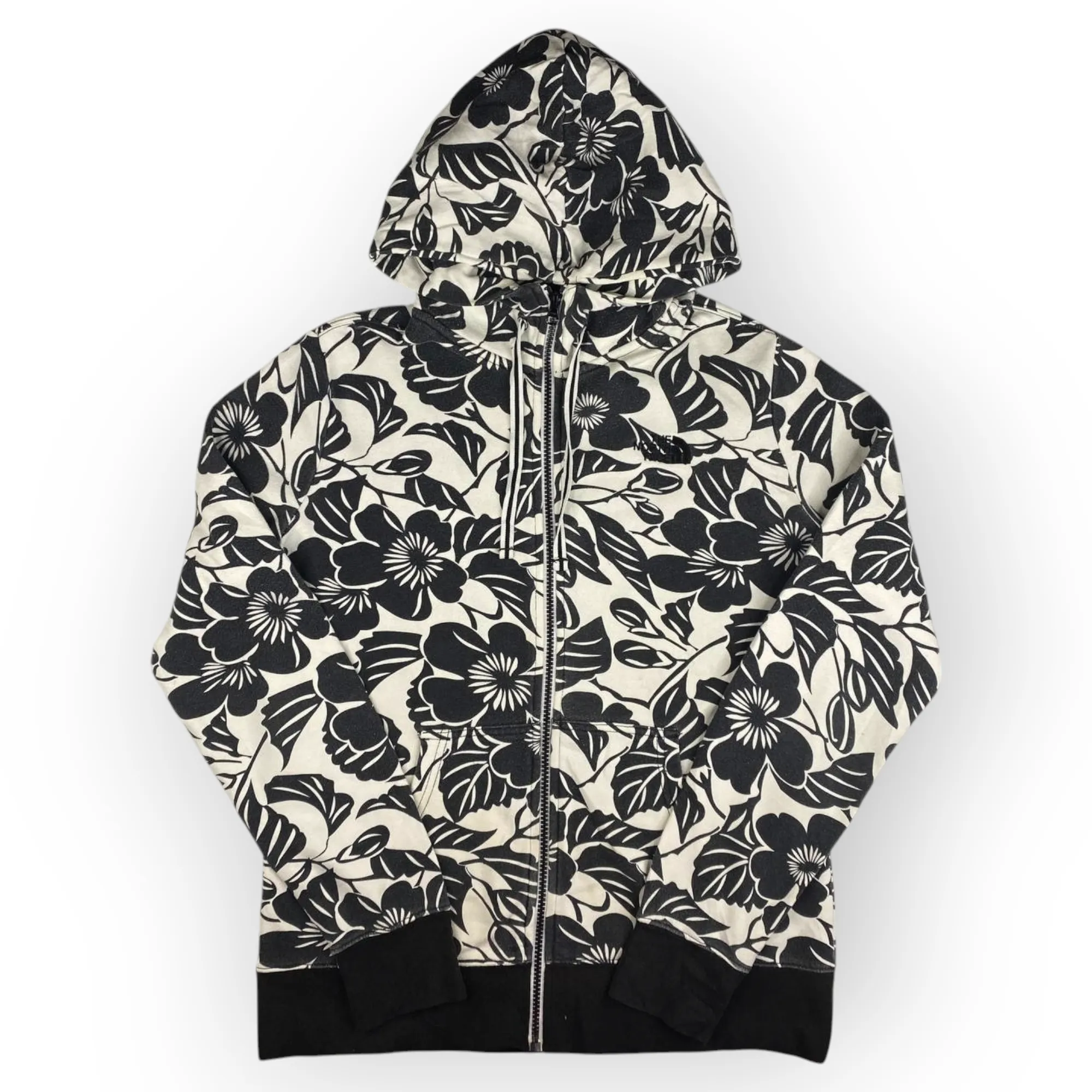 Women The North Face Zip Up Hoodie (M)