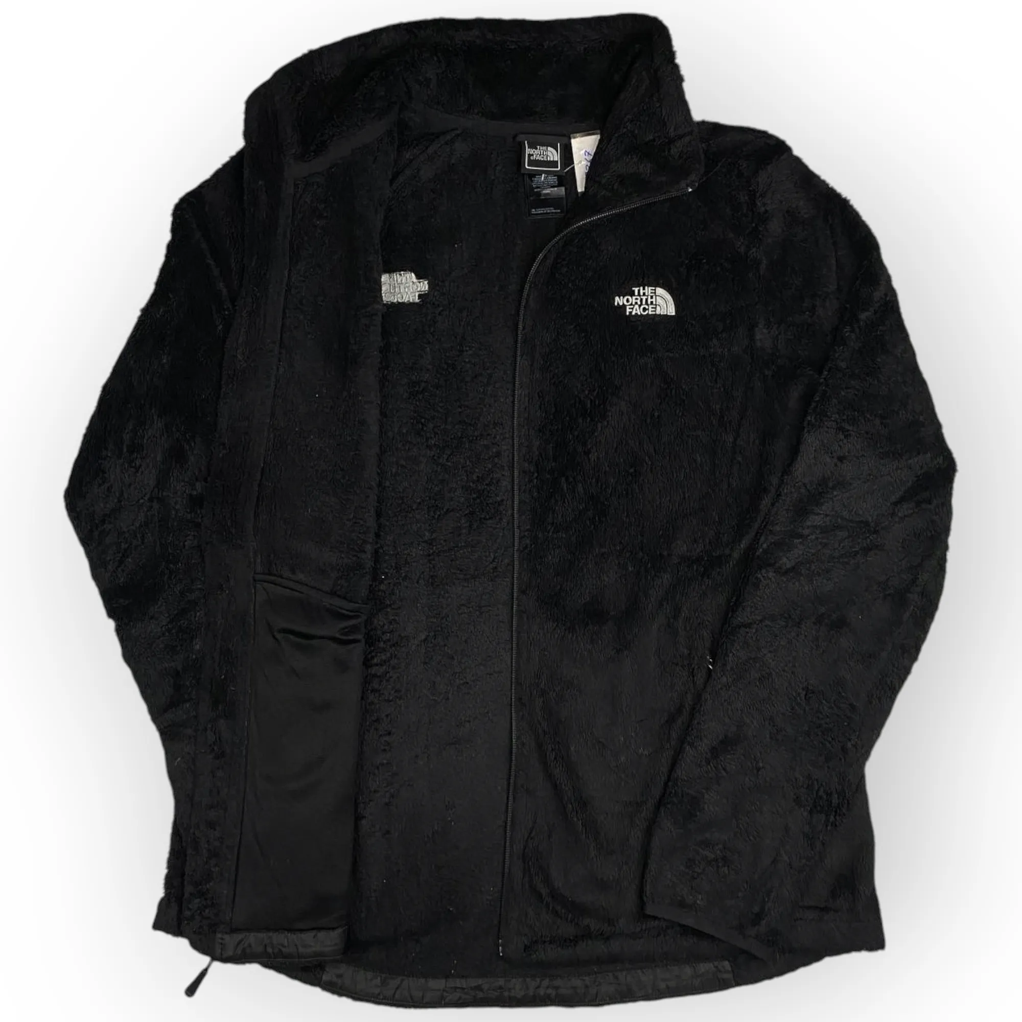 Women The North Face Zip Up Fur (L)